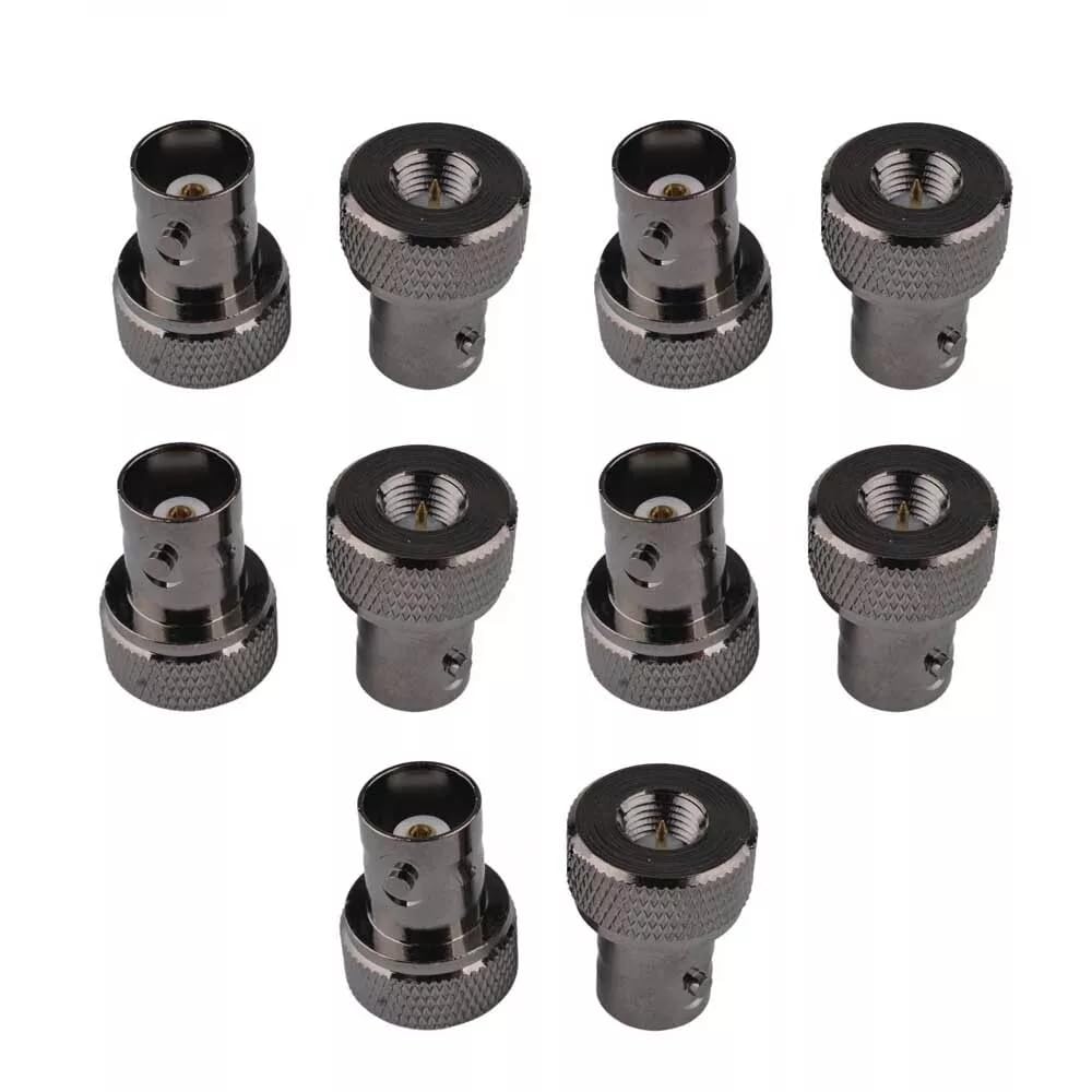 Wholesale SMA Female/Male to BNC Female RF Coax Connector for Two Way Radio Walkie Talkie BNC to SMA Coax Adapter Kit Convert Coaxial Adapter (SMA
