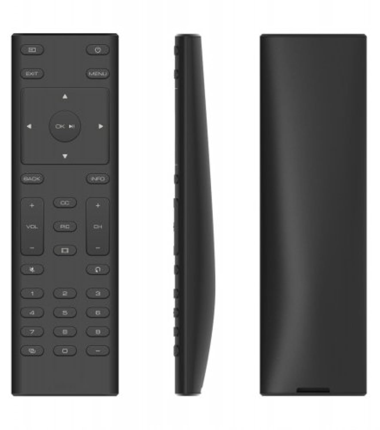 Smartby Vizio XRT135 Remote Control for Vizio HDTV P55-E1 P60-E1 P65-E1 M70-E3 P75-E1 M55E1 M55E0 M65E0