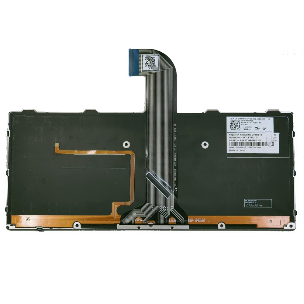 KGIGIBE Replacement Backlit Keyboard for Dell Latitude Rugged 7204 7404 7414 5204 5404 5414 Latitude 5420 5424 Rugged 7214 7424 Rugged Extreme Laptop