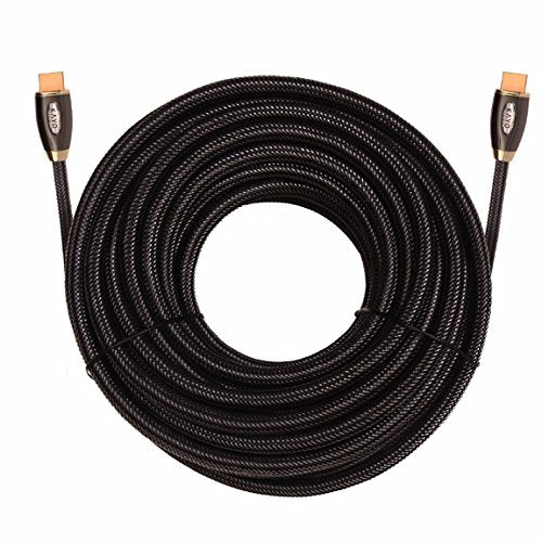 High Speed HDMI Cable 50 FT -2 Pack, KAYO HDMI2.0b Premium Nylon Braided Cord Supports 4K@60Hz, 3D, Full HD, HDCP 2.2, 2160p with Ethernet- Audio