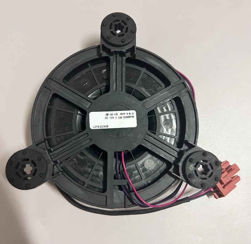 ZWF-33-125 12V 2.5W 1600RPM 3-Wire Cooling Fan