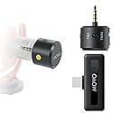 Movo WM-VXR10 Wireless Shotgun Mic Adapter for USB-C/iPhone 15 and up/Android Devices - Compatible VXR10, VXR10-PRO, and Rode VideoMicro