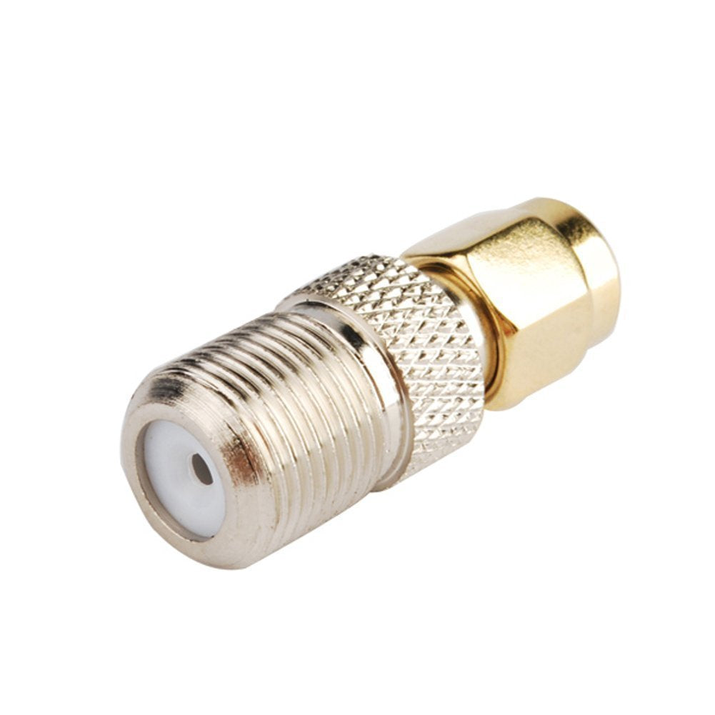 DHT Electronics 2pcs RF coaxial Coax Adapter SMA Male to F Female