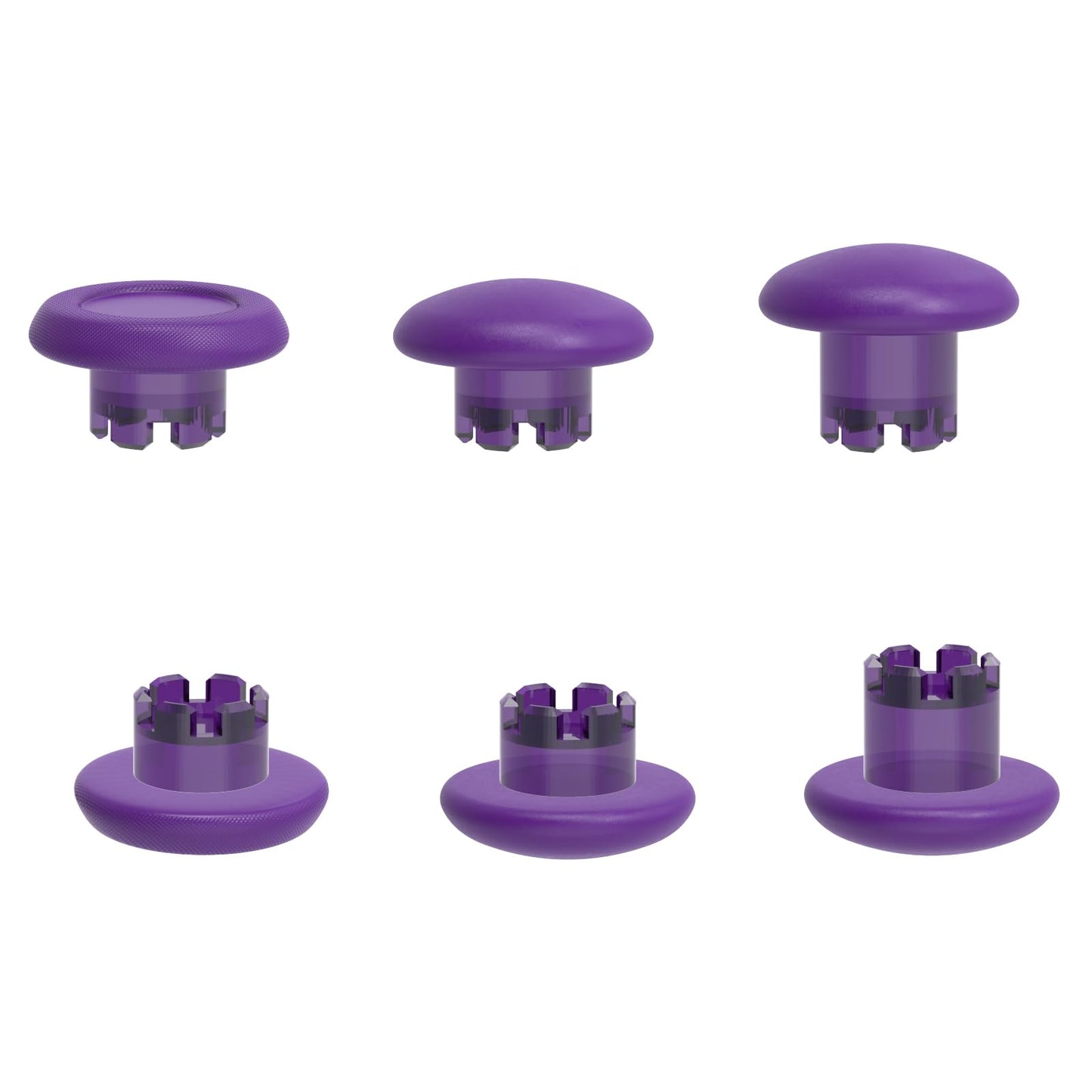 Replacement Thumbsticks for PS5 Edge Controller - Swap Thumb Grips Buttons Accessories for PS5 Edge Controller (Purple)