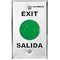 Seco-Larm Enforcer Green Mushroom Button Push-to-Exit Plate with Timer (SD-7201GAPT1Q)