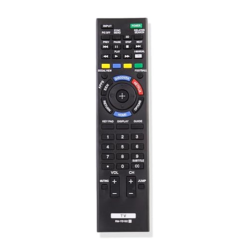 RM-YD102 Universal Remote Control for Sony Bravia TV Remote Replacement KDL70W830B KDL70W840B KDL70W850B KDL70X830B SKDL-55W XBR-79X XBR-85X RM-YD103