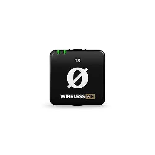 RØDE Wireless ME TX Ultra-compact Wireless Transmitter with Built-in Microphone, On-board Recording and up to 200m Range for Filmmaking, Interviews