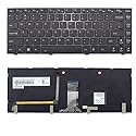 New Laptop Backlit Keyboard (with Frame) Replacement for IBM Lenovo Ideapad Y400 Y400N Y410P Y430P T2B9-US Series, US Layout Black Color