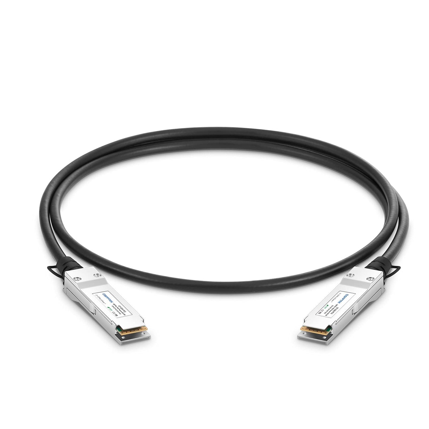 100G QSFP28 DAC Patch Cable, 0.5M (1.64ft) QSFP28 to QSFP28, Passive Direct Attach Copper Twinax Cable Compatible with Cisco QSFP-100G-CU0.5M