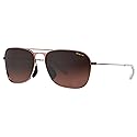 BEX Ranger Polarized Sunglasses Men Women - UV Protection Fashion Eyewear (ROSE GOLD/BROWN)