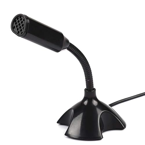 USB Computer Microphone, Plug &Play Desktop Condenser PC Laptop Mic, Compatible with Windows/Mac, Ideal for for Recording, Gaming, Singing, YouTube