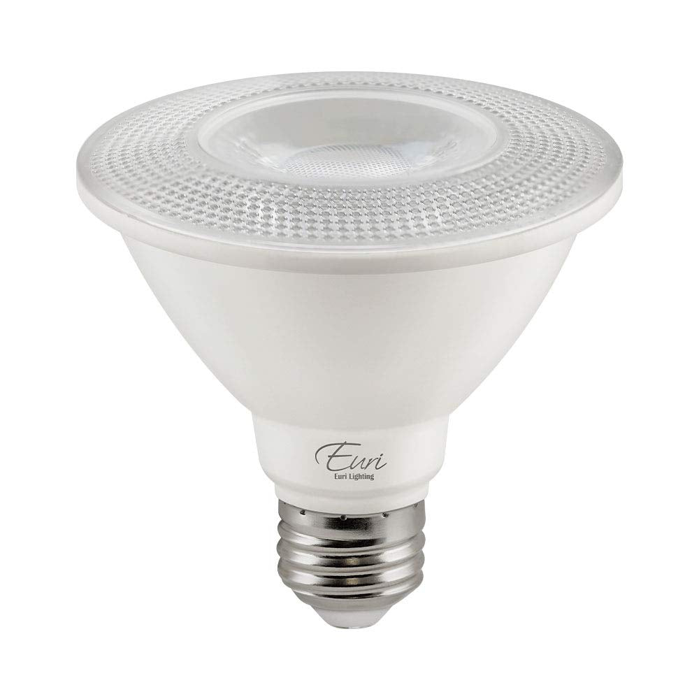 Euri Lighting EP30-11W6020es Dimmable LED PAR30 Short Neck, 11W (75W Equal) 850lm, 80 CRI, Warm White (2700K) 40° Beam Angle, Damp Rated, UL, Energy