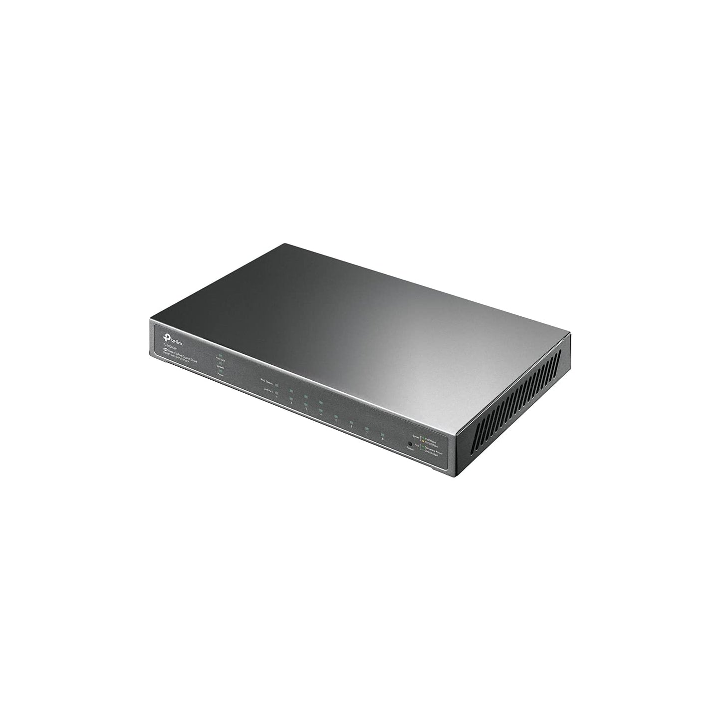 TP-Link TL-SG2008P | Jetstream 8 Port Gigabit Smart Managed PoE Switch | 4 PoE+ Port @62W | Omada SDN Integrated | PoE Recovery | IPv6 | Static