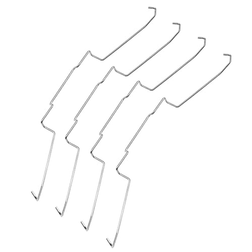 Zangc Fan Buckles CPU Heatsink Fan Buckles 12CM Cable Buckle Lower Hook Type Fixing Clips Computer Radiator Accessories -4PCS