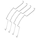 Zangc Fan Buckles CPU Heatsink Fan Buckles 12CM Cable Buckle Lower Hook Type Fixing Clips Computer Radiator Accessories -4PCS