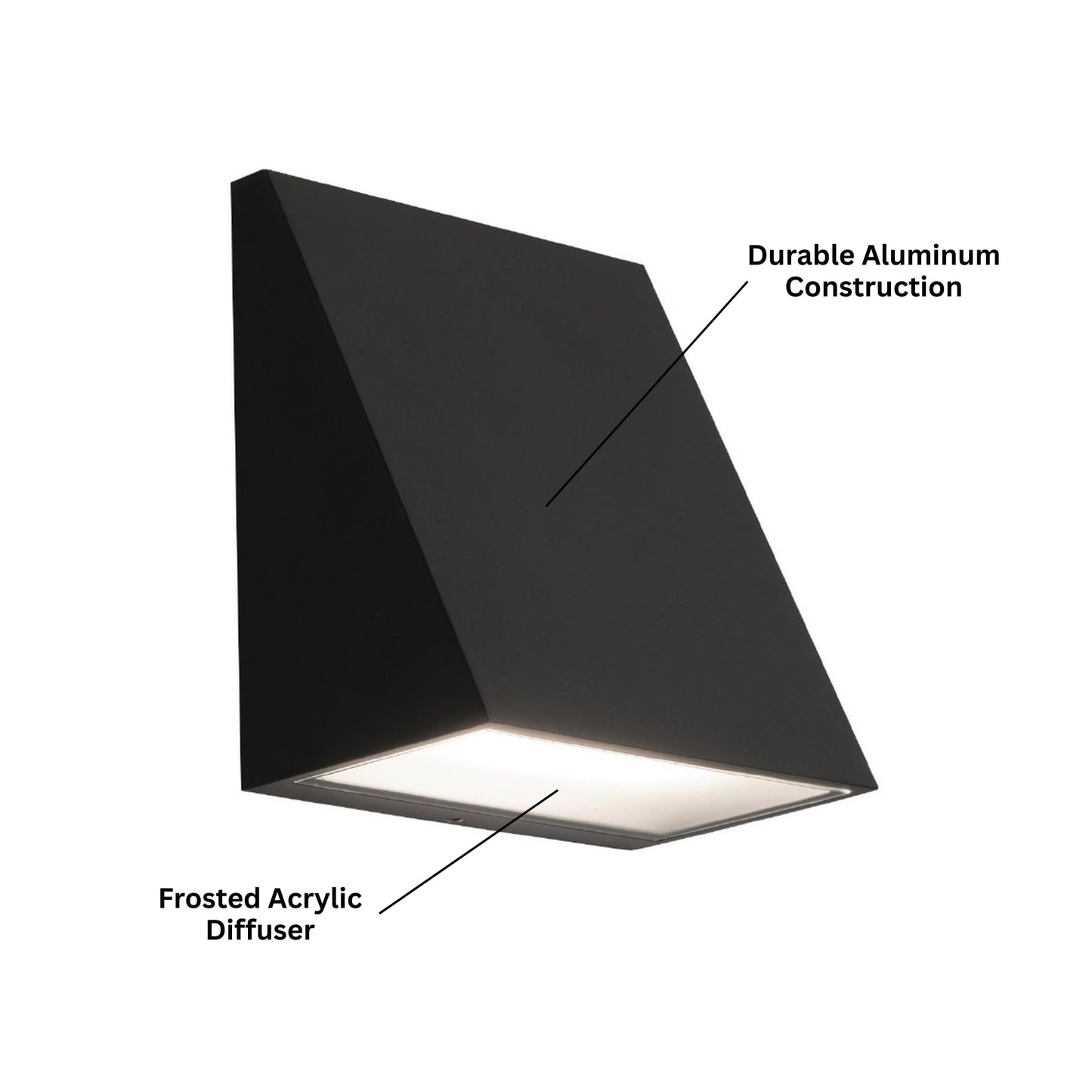 AFX WTNW0506LAJUDBK Watson 6 Inch LED Outdoor Sconce | 12W LED | 610 Lumens | 2700K to 5000K 5-in-1 CCT | 90 CRI | Dimmable 0-10V TRIAC ELV | Wet
