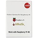 Muluo Retropie Preloaded 128Gb Games Data System with Class 10 Micro SD TF Card, Only Work for Raspberry Pi 4B 400, Collection with Video Previews