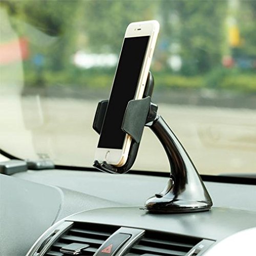 Premium Car Mount Holder Windshield Dash Cradle Stand Window Glass Swivel Dock Strong Suction for Simple Mobile Samsung Galaxy J3 Luna Pro - Simple