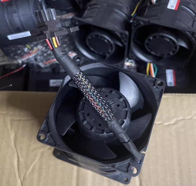 VF80801BX-Q031-S9H DC12V 129.70W 8080 Dual Motor Cooling Fan