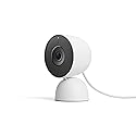 Google Nest Cam Indoor (Wired, 3rd Gen) - Security Camera with 2K Video and Gemini, Night Vision, 2-Way Audio, Works with Google Home - 2025 Model