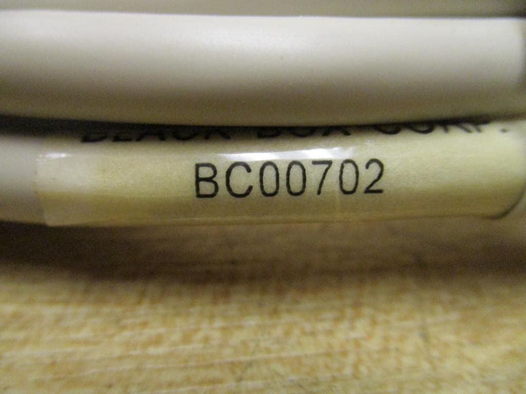 BLACK BOX Corp BC00702 Shielded, 6FT, Serial Cable, CM Molded, W/THUMBSCREWS, DB25 M/F, RS232