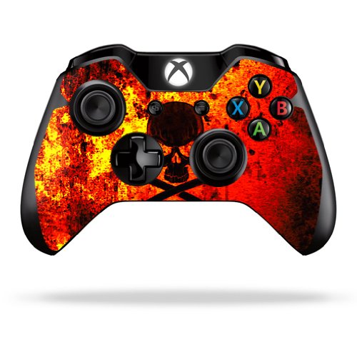 MightySkins Skin Compatible with Microsoft Xbox One or One S Controller - Bio Skull | Protective, Durable, and Unique Vinyl wrap Cover | Easy