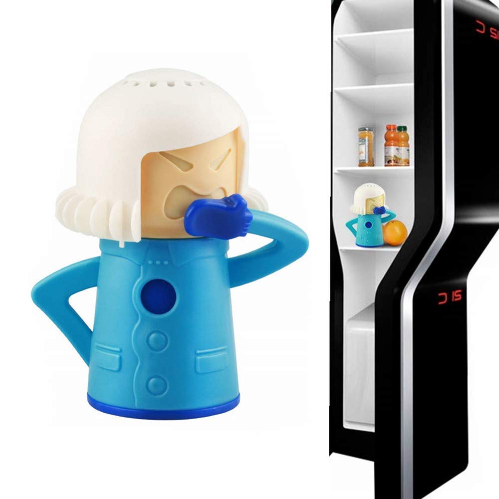 Chilly Cold Mama Fridge Cleaner Baking Soda Freezer Odor Absorber & Freshener Holder, Cool Cold Mama Refrigerator Deodorizer Freezer Odor Household