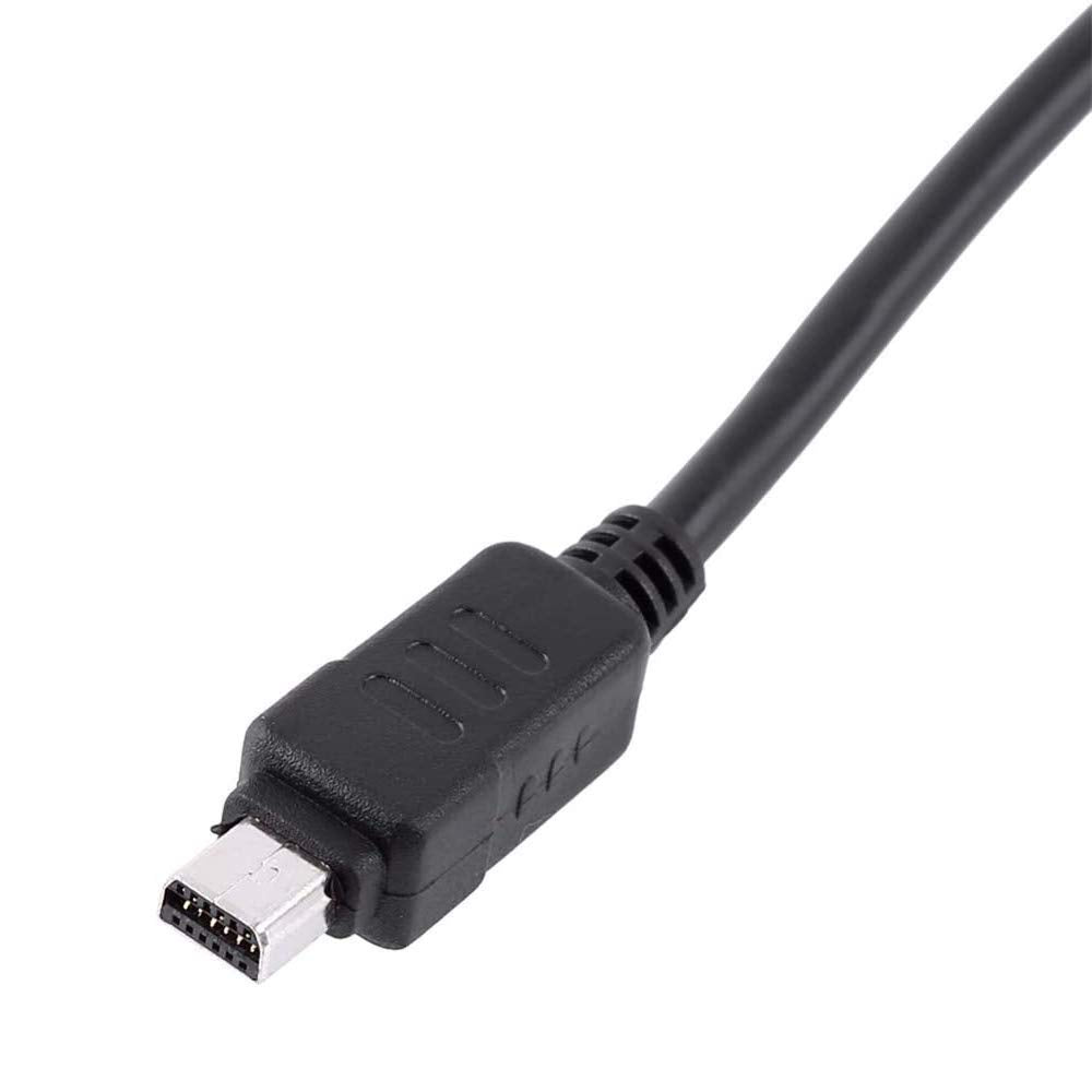 CB-USB5 USB Cable Replacement 12Pin CB-USB6/CB-USB8 Camera Transfer Data Sync Charging Cord Compatible with Olympus Digital Camera E330 E-410 E-510