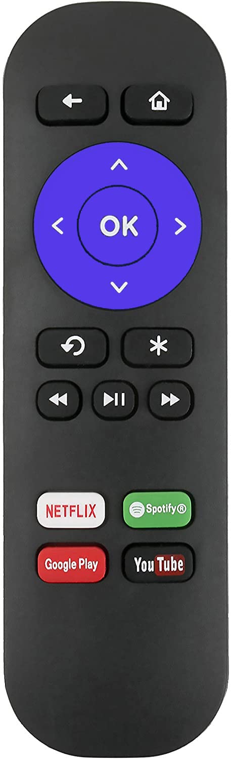 Remote Control Compatible with Roku 1, Roku 2, Roku 3, Roku 4, (HD, LT, XS, XD), Roku Express, Premiere 3900RW 3910RW 4620RW 3700RW 3710RW 3710XB