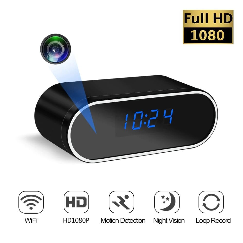 VAIMEST Home Spy Smart 1080P Mini Camera WiFi Security Video Nanny Hidden Baby Monitor Camera Night Vision Motion Detection with App Live Feed