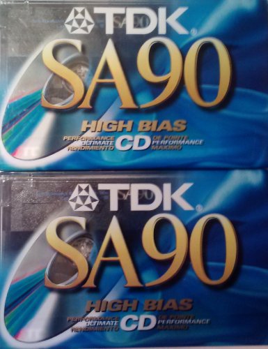 TDK SA90 High Bias Tape - 2 Pack