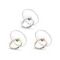 3 Pcs Finger Ring Set Stands Cellphone Ring Holder, Rhinestones Phone Holder 360° Rotation Ring Stand, Clear Cell Phone Kickstand for Most of Phones