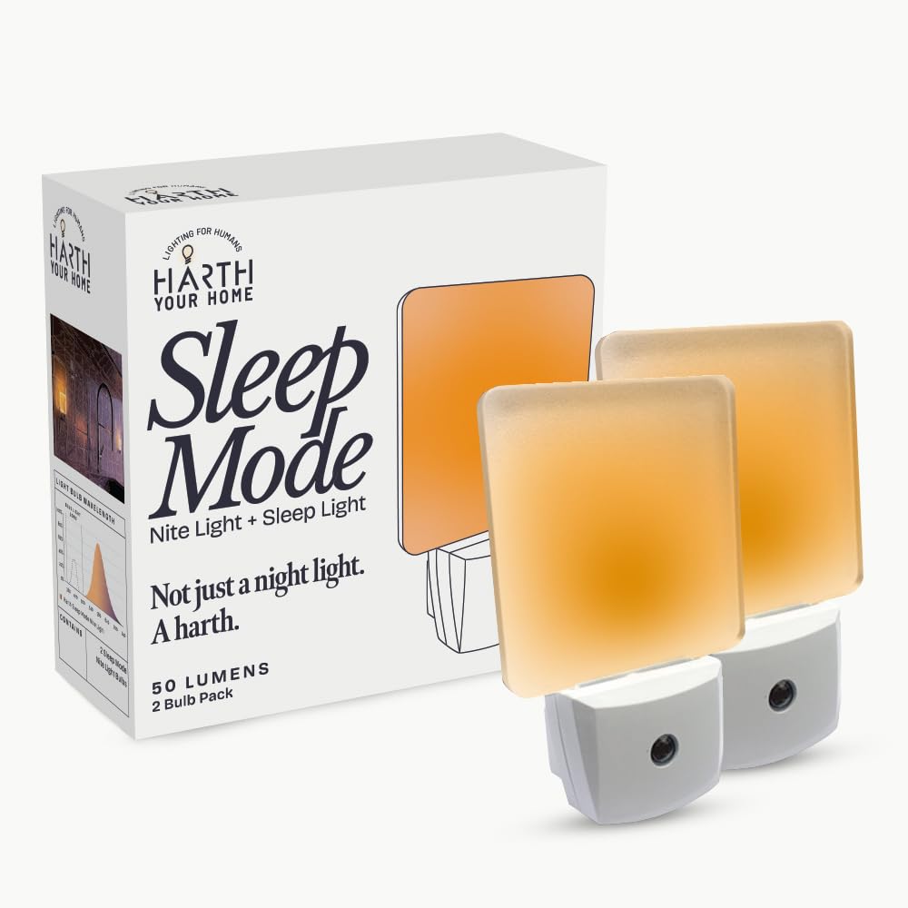 2-Pack Automatic Adults & Kids Night Lights Plug into Wall I Cozy Home Decor Led Wall Lights Bedroom Ambient Lighting I Dusk to Dawn Sensor Bathroom