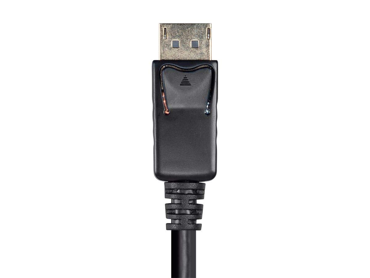 Monoprice DisplayPort 1.1 to HDTV Cable, 4K@24Hz, 1080p@60Hz, 48-bit Deep Color, Gold Plated Connectors, 6 Feet, Black