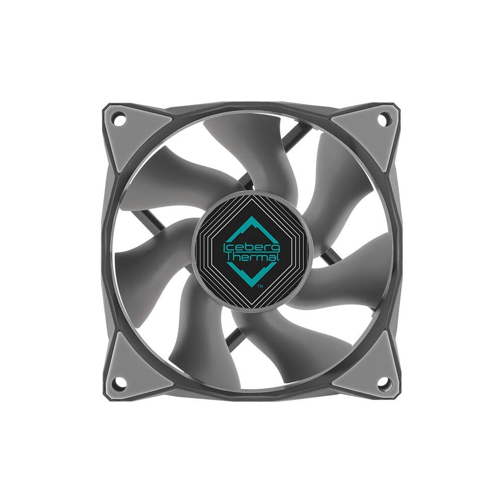 Iceberg Thermal IceGALE Xtra 80mm PWM High Performance Case Fan 3-Pack (Gray)