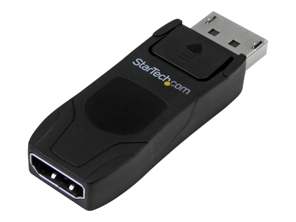 StarTech Compact DisplayPort to HDMI Adapter, 4K 30Hz, HDCP (DP2HD4KADAP)