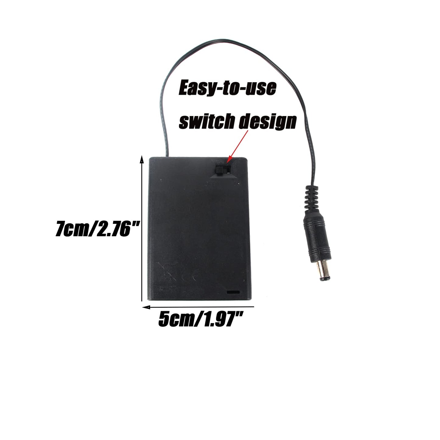 Industrial DC socket Laser module DC battery holder box Removable battery holder box Can be connected to a power supply (excluding battery) (DC