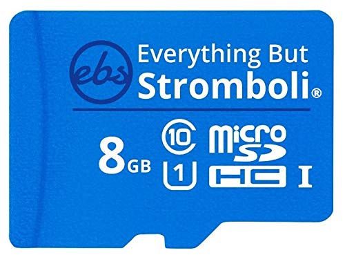 Everything But Stromboli 8GB MicroSD Memory Card for Kids Camera Class 10 U1 UHS-1 SDHC 8G Micro SD Card with Adapter