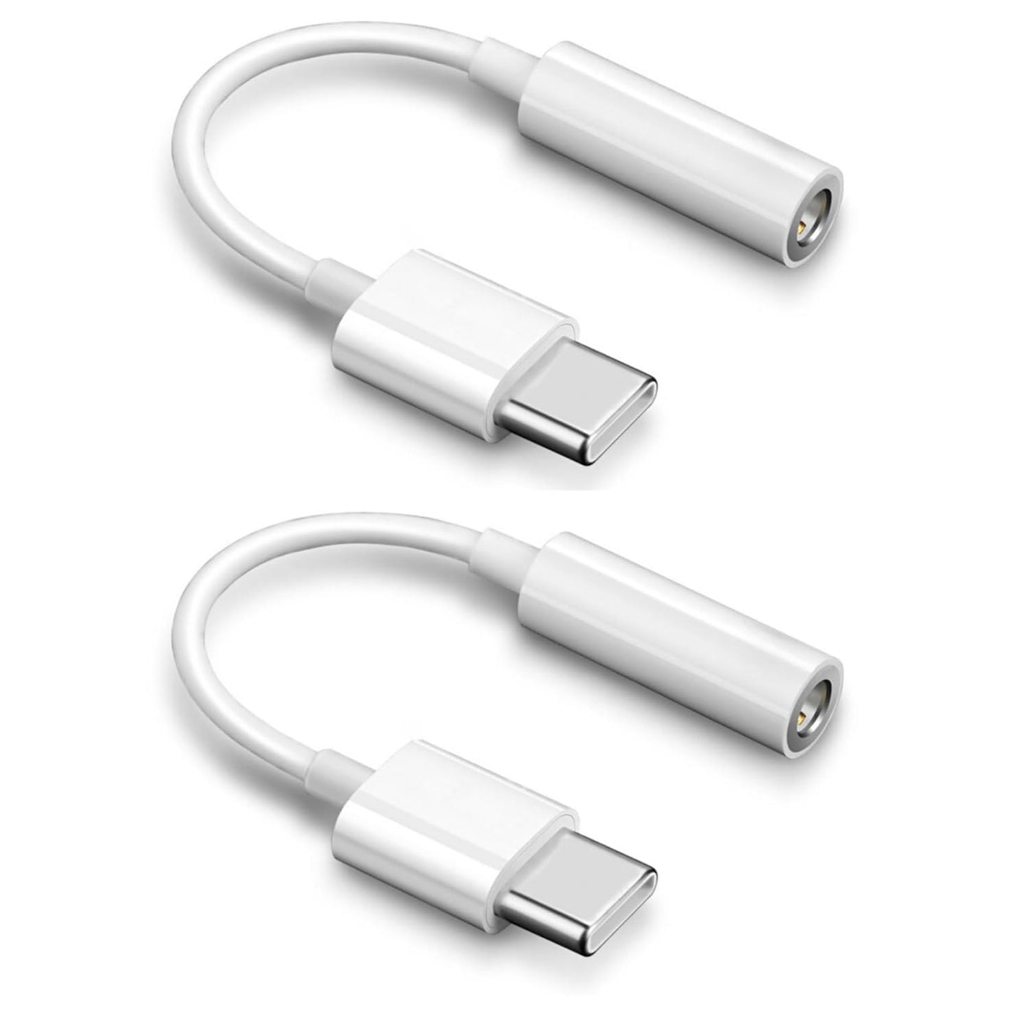 USB-C to 3.5mm Headphone Jack Adapter, Audio Aux Dongle for iPhone 16/15 Pro Samsung Galaxy S25/S24/S23 iPad Pro, Hi-Fi DAC Converter Cable Compatible