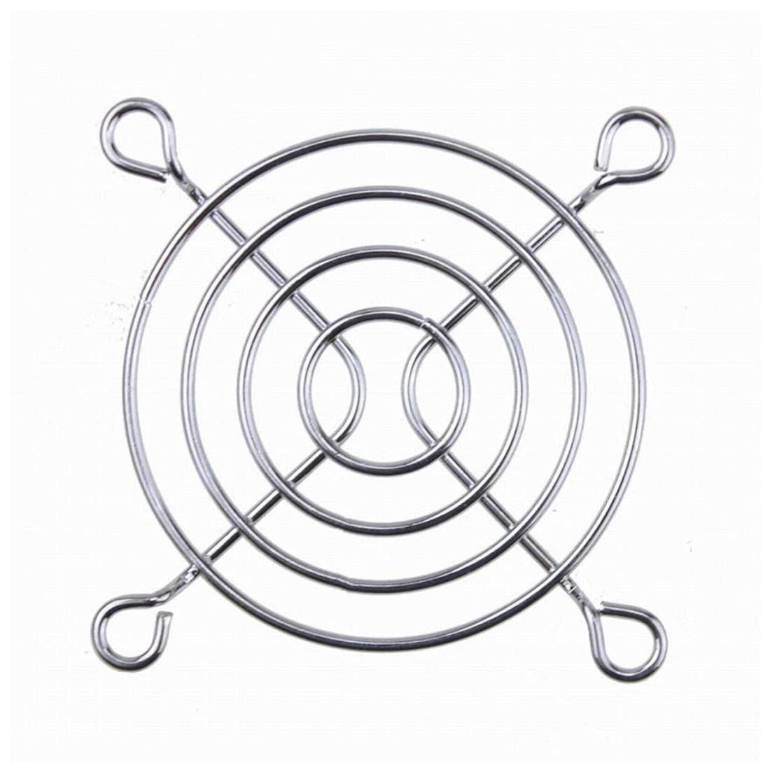 GDQLCNXB Metal Fan Grill 60mm PC Computer Fan Grill Mounting Finger Guard Protection Cover,Pack of 8