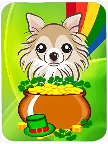 Caroline's Treasures BB1995MP Chihuahua St. Patrick's Day Mouse Pad, Hot Pad or Trivet for Home Office Gaming Working Computers Laptop Mouse