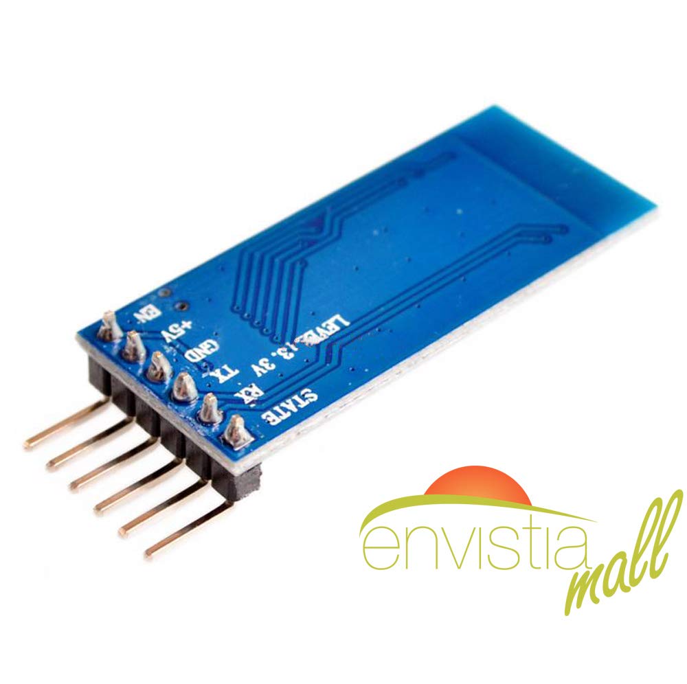 HC-05 Bluetooth Wireless RS-232 Master/Slave RF Transceiver Module for Arduino (Pack of 2) by Envistia Mall