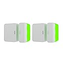 Alarm Magnet Riser Compatible with SimpliSafe | 2 Pack Glow in the Dark Set with 3M Adhesive - Easy Mount to Any Doorway, Window, and Entryway |