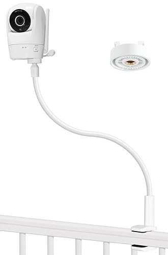 Upgraded Stronger Baby Monitor Mount for VTech VM901, New VM901, VM928HD, VM919HD, VM5463 Cameras, 31.5” Flexible Holder Stand for Crib, Shelves, or