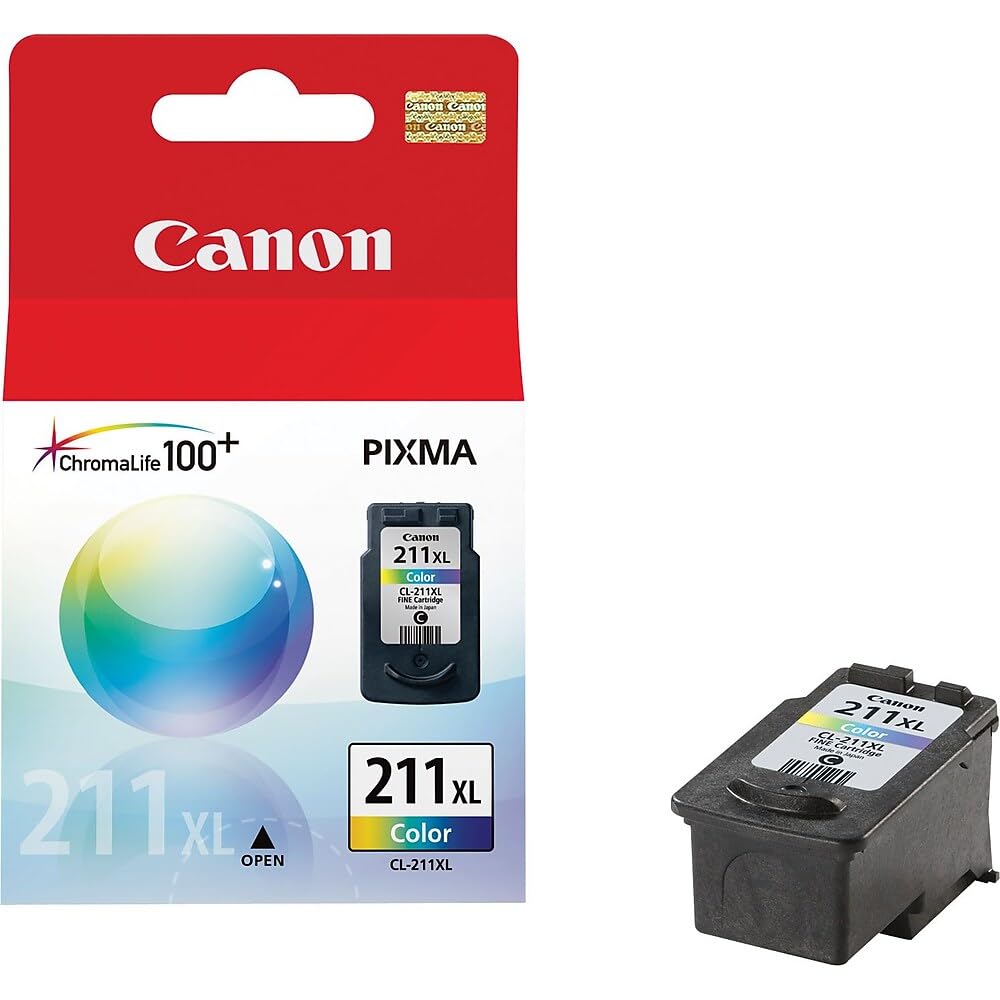 Canon CL-211XL 2975B001 PIXMA iP2700 iP2702 MP230 MP235 MP240 MP250 MP260 MP270 MP280 MP282 MP480 MP490 MP495 MP499 MX320 MX330 MX340 MX350 MX360