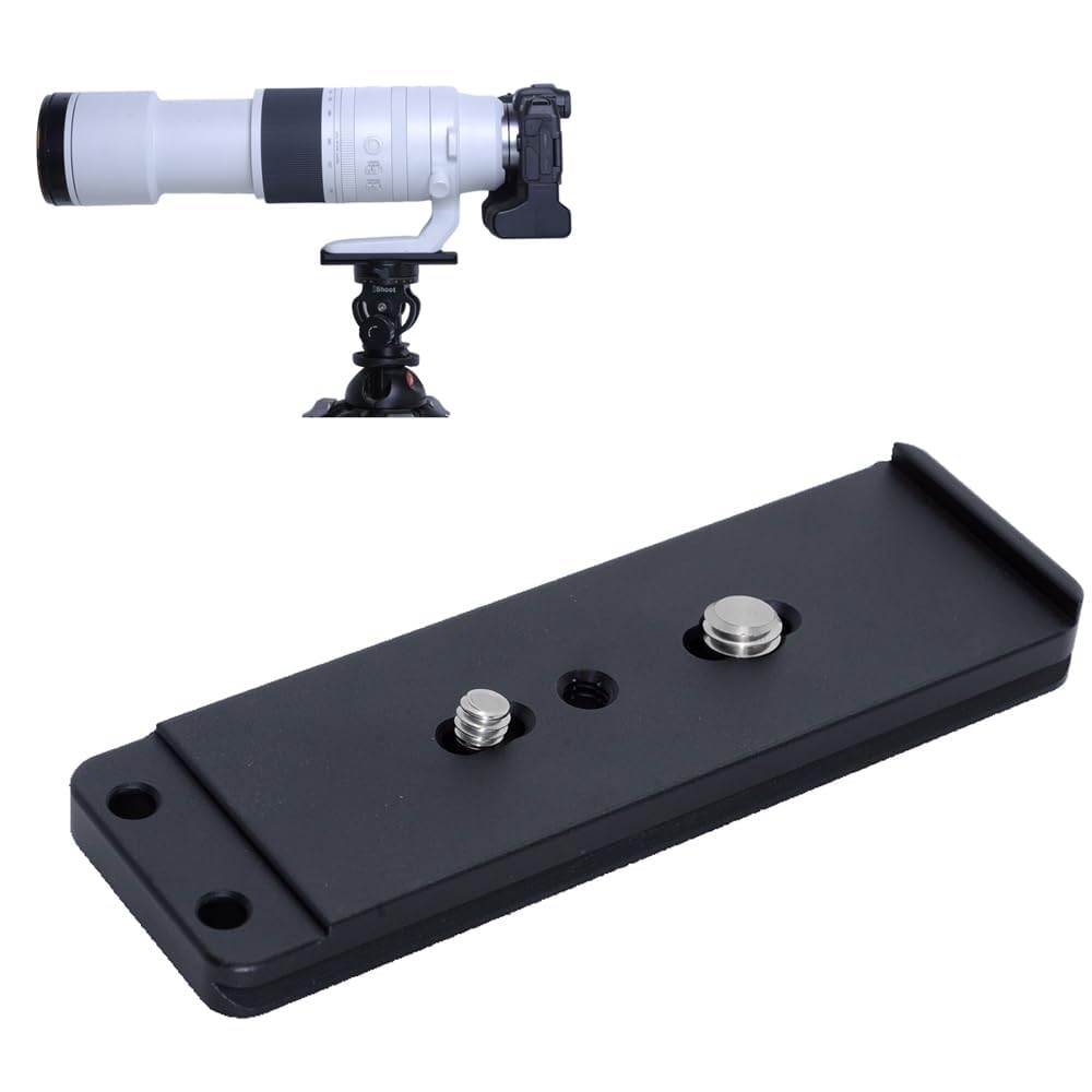 iShoot Arca-Swiss Fit Camera Quick Release Plate Compatible with Canon RF 200-800mm F6.3-9 is USM Tripod Mount Ring Lens Collar Support Bracket, Used