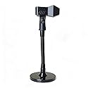 Microphone Holder Stands Flexible Gooseneck 6 Inch for Podium With Universal Clip, Black, 100mm Heavy Base Stand