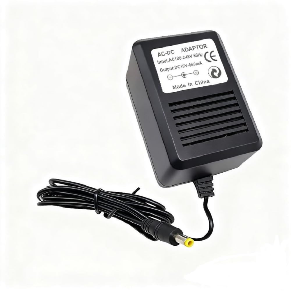 WICAREYO Power Supply AC Adapter with 5.9ft AV TV Video AV Cable Compatible for Genesis 2 & 3