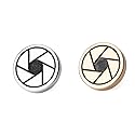 DBZZ Camera Shutter Button for Fujifilm x-t50 x-t30 xt200 xt100 xpro2 xpro3 xe4 xa7 for Nikon f3 f3ma for Olympus (Brass and Silvery)