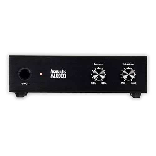 Acoustic Audio WS1005 Passive Subwoofer Amp 200 Watt Amplifier for Home Theater
